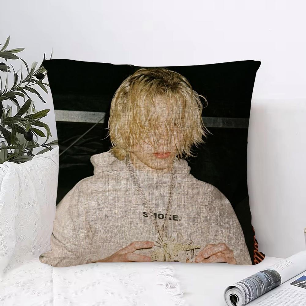 Rapper NNettspend Cushion Cover Eco Linen Pillow Case DoubleSided Print Breathable Durable Hidden Zipper Home Decor Gift