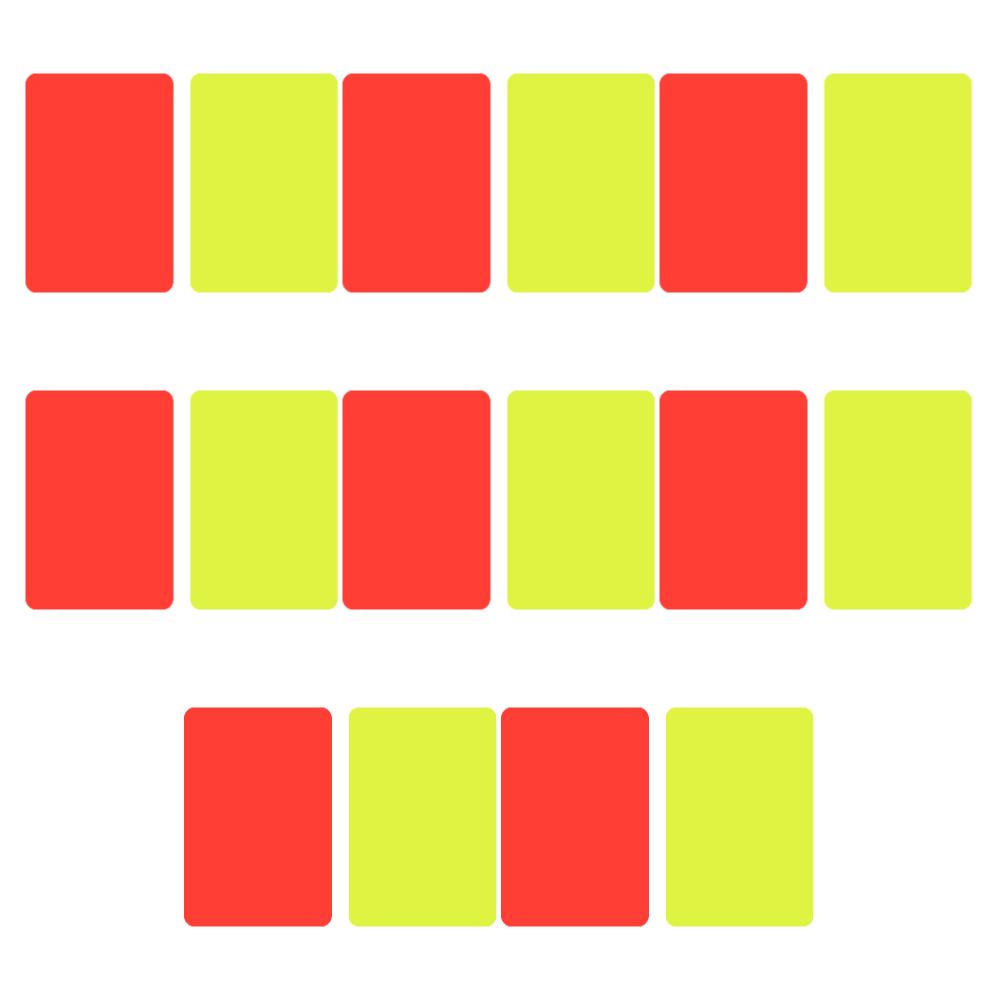 Hot Sale Red Card Skillful Manufacture Soccer Referee Tool Red Yellow Cards for Football Match Training 3.2x4.3 Inch