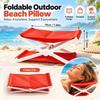 Foldable Beach Pillow, Portable Lightweight Headrest for Sunbathing, Camping, Picnics, Outdoor Lounging and Travel