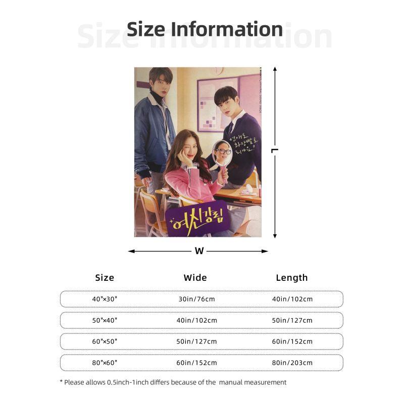 Custom Sofa Fleece True Beauty Throw Blanket Warm Flannel Hwang In Youp Cha EunWoo Blankets for Bed Car Couch Quilt