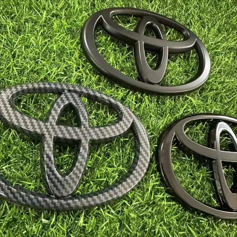 1 Pezzo 3D ABS Auto Griglia Anteriore Bagagliaio Logo Emblema Adesivi Per Toyota Corolla CHR RAV4 Yaris Vios Prado Camry Accessori Auto