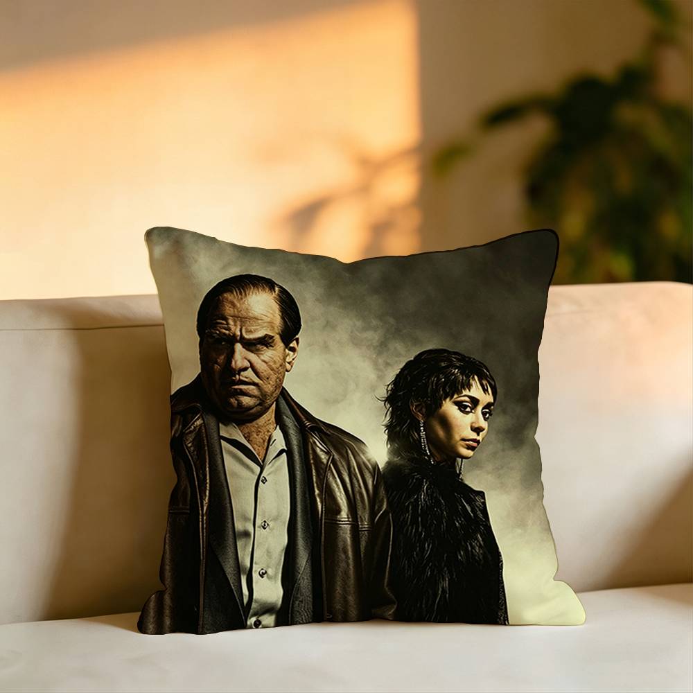 TV Series The PPenguin Square DoubleSided printed Pillow Case Bedroom Bedside Pillow Sofa Cushion Cover