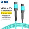 SK-LINK MPO-MPO 8-Core OM3 Multimode Fiber Optic Patch Cord