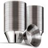 1.5 Oz Capacity Dipping Bowls Reusable Condiment Ramekins Serving Containers  For Salad Dressing
