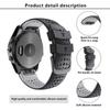KALEBOL KLB-SSPWGJ-001 For Garmin Fenix 6X/Fenix 7X/Instinct 2X Watchband QuickFit 26mm Silicone Watch Bracelet