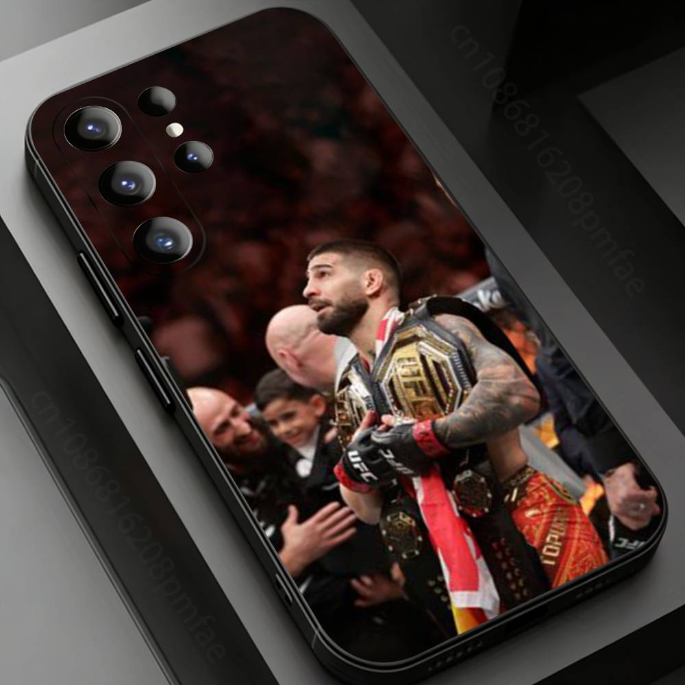 

Чехол для телефона I-Ilia Champion T-Topuria для Samsung Galaxy S24,25,26,23 22,21,S20 Plus Ultra FE с мягкими чехлами fundas Samsung S26Plus