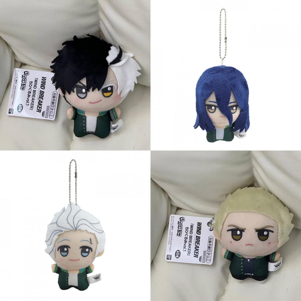 Měkká větrovka Plyšová figurka Okouzlující Anime Klíčenka Rozkošná Závěsná dekorace