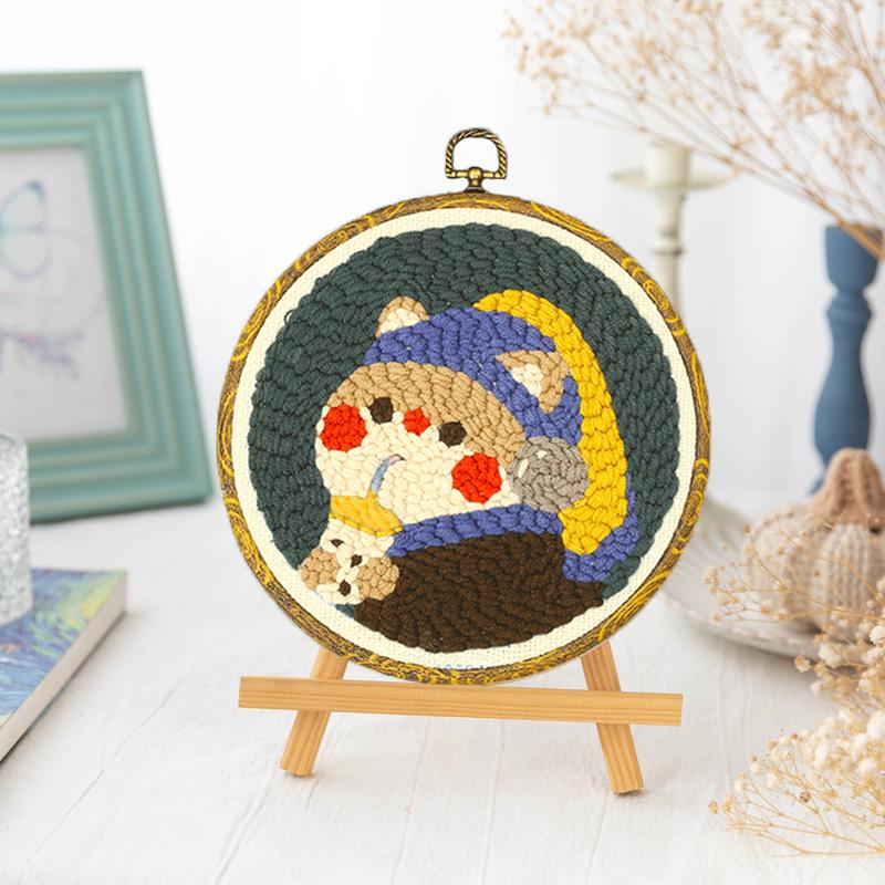 DIY Punch Needle Embroidery Kit: Russian Yarn Decorative Painting