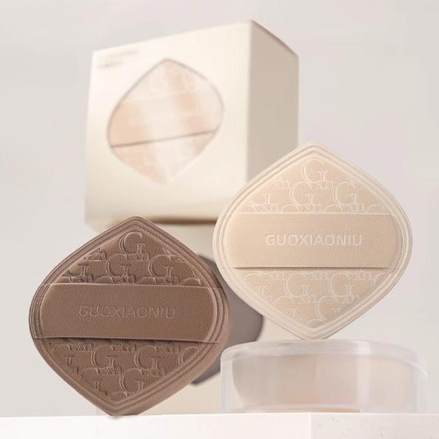 Chiseoul - Двойная каплевидная пуховка Brown