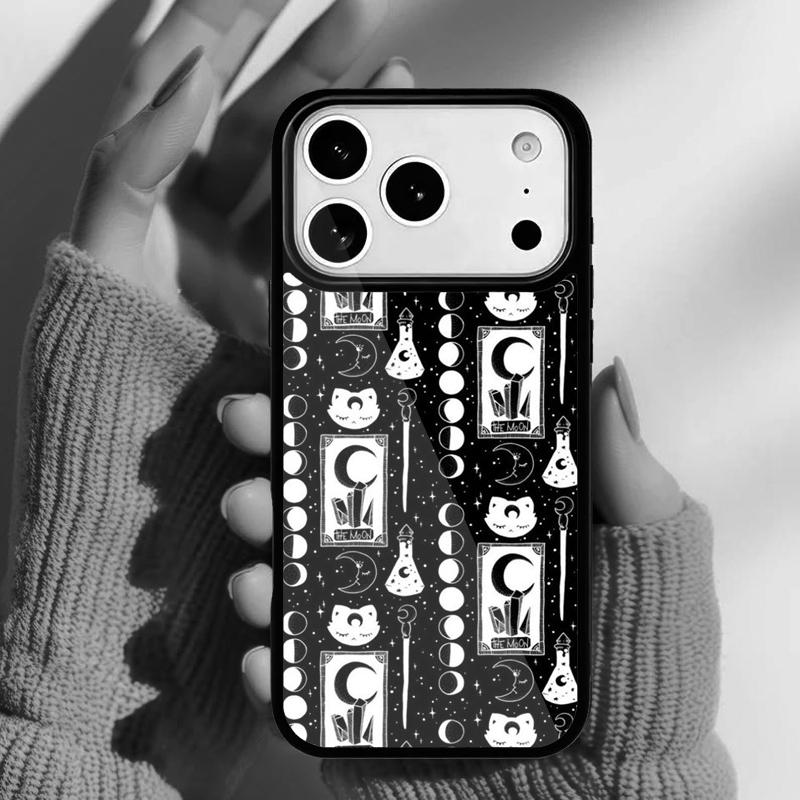 Witch Lunar Magic Phone Case for iPhone 17 Air 16e 15 14 13 Pro Max Back Cover for 12 11 Pro Coque