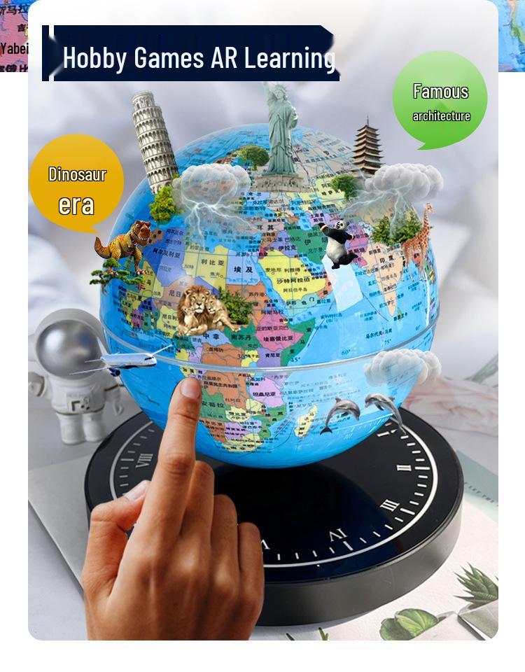 Hengyi 20CM AR Magnetic Levitation Globe - Educational Ornaments & Birthday Gifts