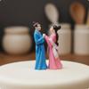 Couple Figurine Cute Design Miniature People Figures Handmade Fairy Garden Miniatures for Potted