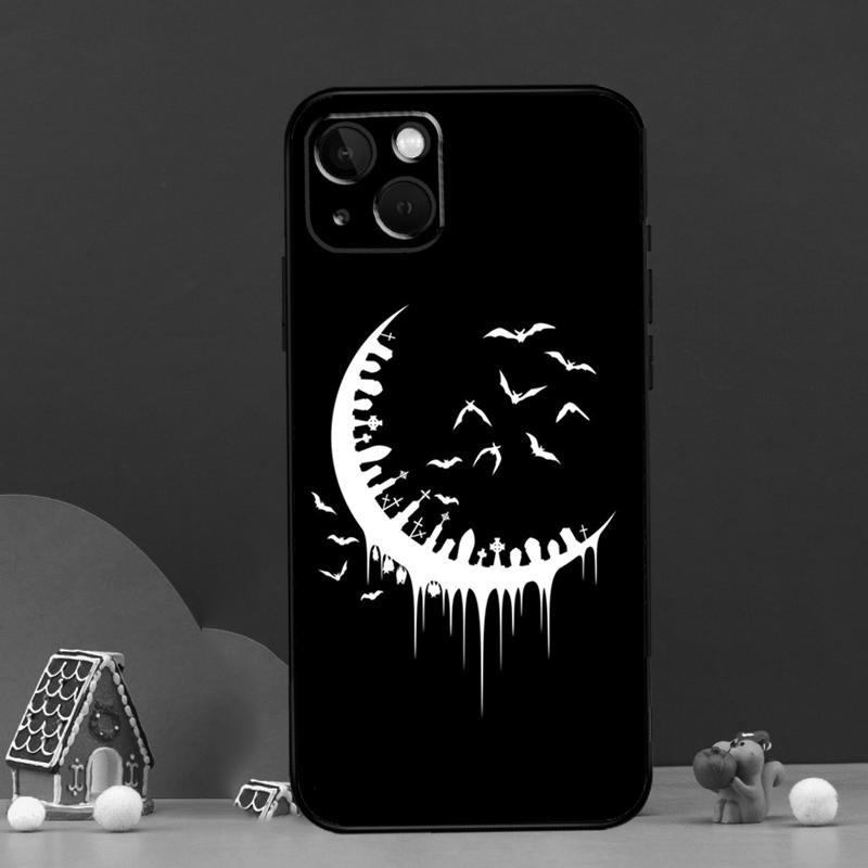 Goth Vampire Bat Gothic Phone Case For iPhone 16 15 Pro 11 14 Pro Max 12 13 Mini XS X XR 16 Plus 16e Cover Coque