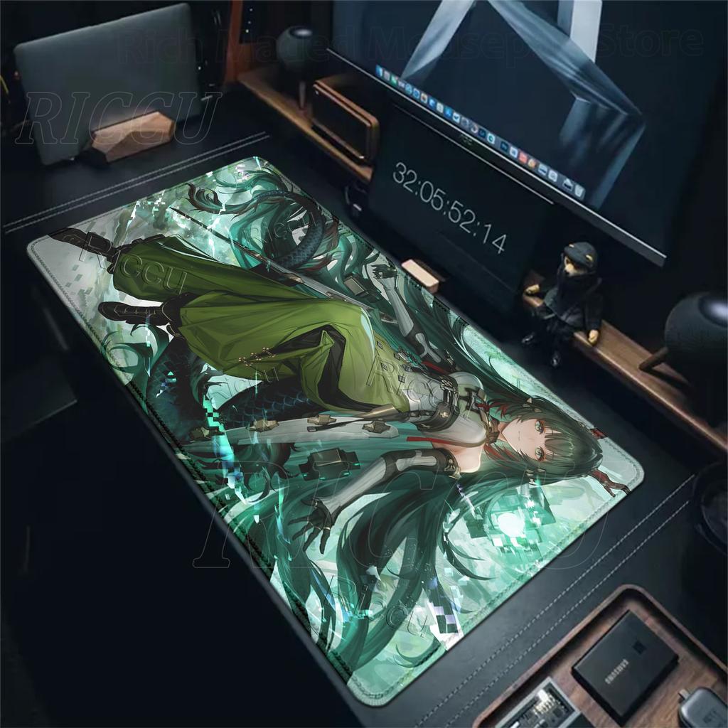 Arknights Endfield Zhuang Fangyi HD Mouse Pads XXL Pretty Anime Keyboard Gamer Cute Girl Gaming Desk Mat Protect Decorate Carpet