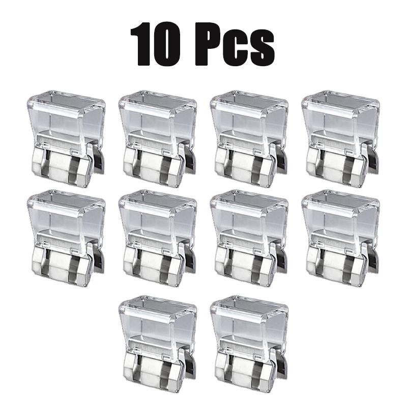 1/5/10/20Pcs Invisible Leg Shortening Clips Non-slip Pants Edge Clip Detachable Acrylic Buckle for Anti-drag Pants Hem Fixing