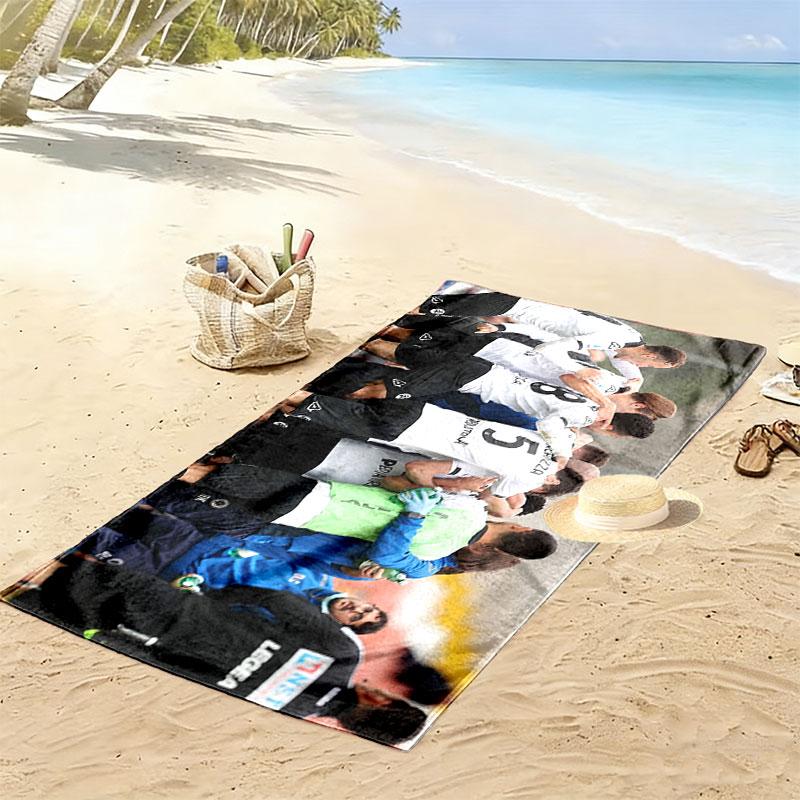 Spezia Calcio Print Beach Towel, Large Soft Quick Dry Towel for Beach Camping Swimming