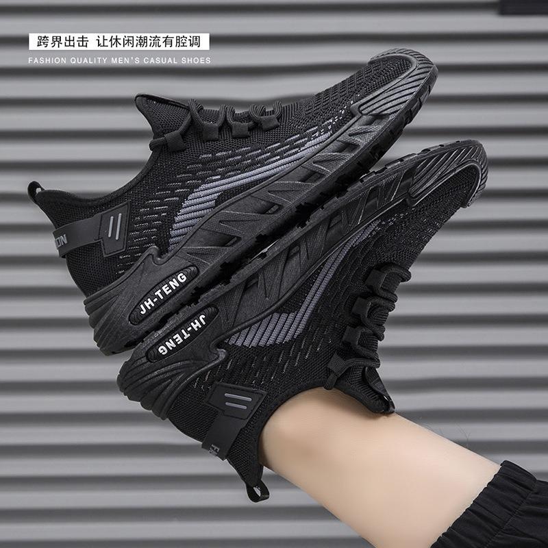Men's Shoes Summer Shoes Men's Trendy Shoes Outdoor Casual Men's Sports Shoes Flying Woven New Mesh Shoes