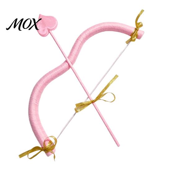 Stage Performance Accessory Cupid Bow And Arrow Costume Accessory, Valentine's Day Mini Play Set with Heart for Halloween Cosplay Party Favors, Photo
