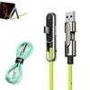 240W Foldable Phone Holder Data Cable Builtin Desk Bracket Multi-Angle Adjustment Fast Charging Data Cable 3-in-1 Data Wire