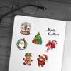 50 Christmas Stickers: Santa Claus Decoration for Phone Cases, Computers, DIY Crafts, Waterproof and Graffiti-Style.