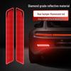 Luminous Reflective Car Wheel Arch & Bumper Stickers: Night Safety & Anti-Scratch Protection