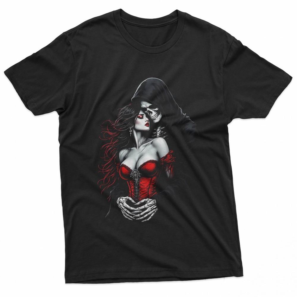Death#039;S Embrace Dark Gothic Romance Lover Tees TShirt Unisex T-Shirt S