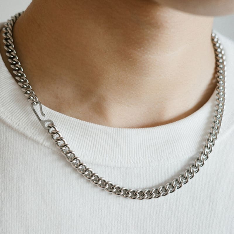 BICYCLE TROPHY S.S chain necklace 10 (hook / all surgical steel)