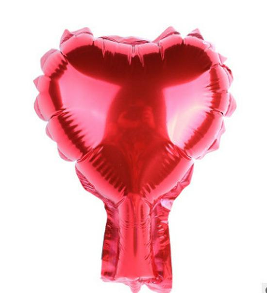 5-Inch Heart-Shaped Peach Foil Balloon for Floral Art & Birthday Party Decoration