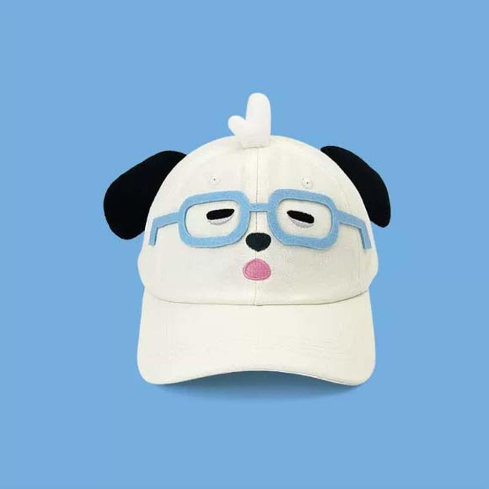 

Sweet Headset Dog Baseball Cap Breathable Puppy Hat with Big Ears Cartoon Peaked Cap Sun Visor Eyewear Dog