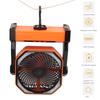 Camping Fan with LED Lantern 4  s 270 Degree   Large   Volume USB Rechargeable Outdoor Tent Fan with Light Hook
