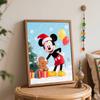 Disney Christmas Mickey Digital Oil Painting Art Kit Handmade Diy Home Decorations