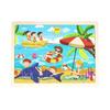 Wooden Animal Cartoon Jigsaw Puzzle Board - 30, 60, 98, 120-piece Toy for Early Childhood Education