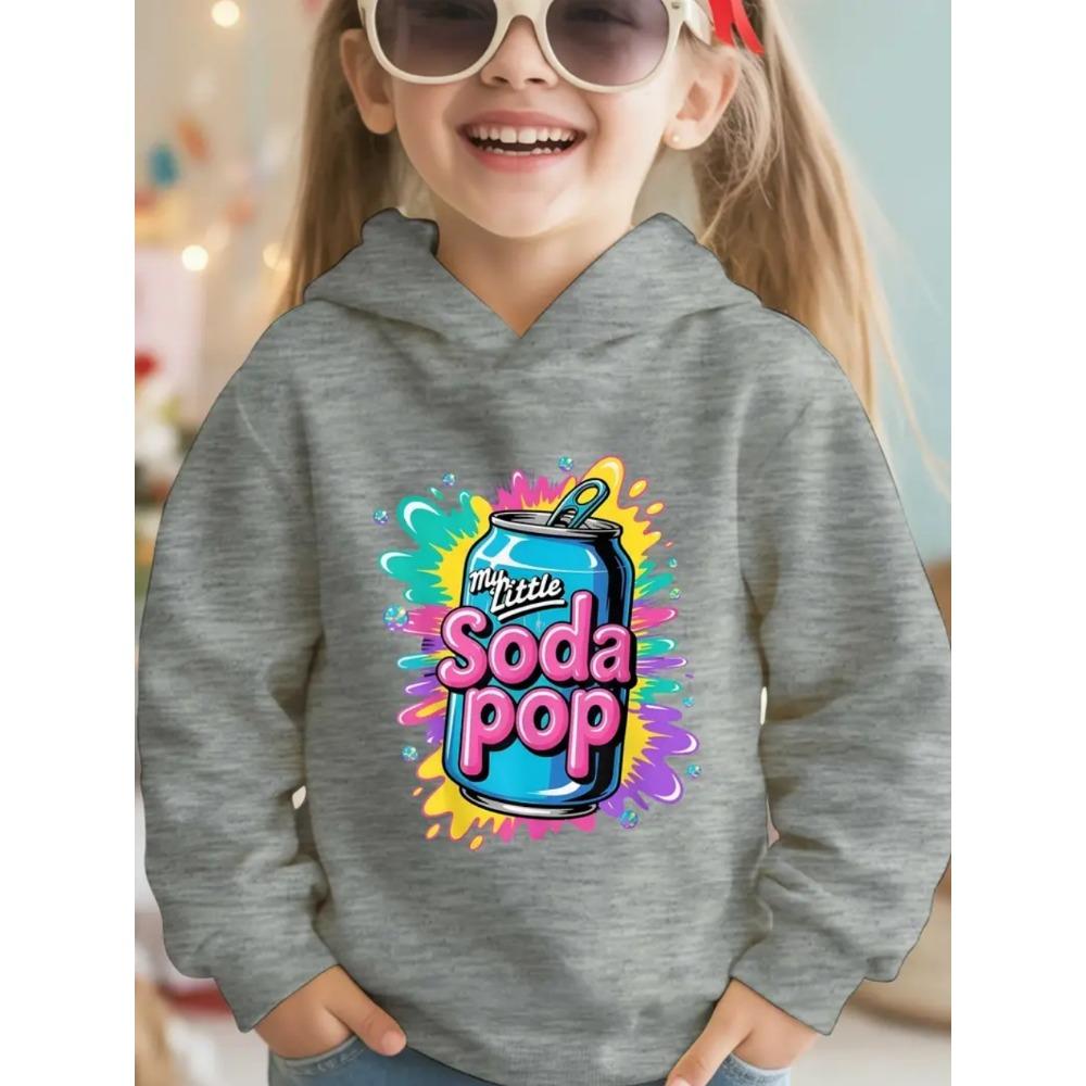 Sudaderas con capucha My Little Soda Pop para niños Música K-Pop Sudadera de anime coreano Ropa de niña hip hop Regalo Camisetas con dicho lindo Top para niños