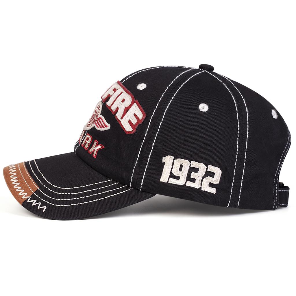 Men's Letter SPITFIRE SPARK Baseball Cap Retro Fashion Casual Sports Hat Adjustable Cotton Hip-hop Hats Travel Caps