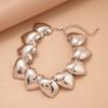 Acrylic Oval Diamond Ring Bracelet Earrings Necklace Accessories Women's Clavicle Chain Versatile Necklace