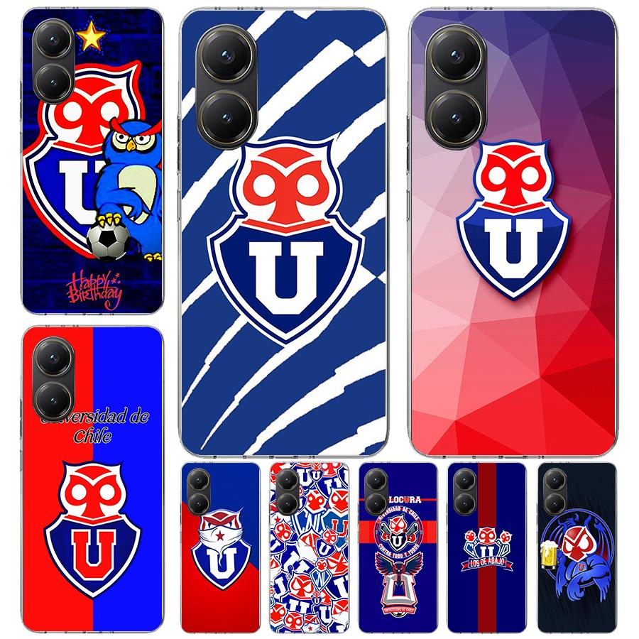 De Chile U-University Logo For Xiaomi Poco X7 X6 X5 F7 Ultra F6 F5 Pro Phone Case X4 Nfc F4 Gt F3 M6 M5S M5 M4 M3 Fundas Cover C