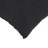 Sofa Cushions 2 Pieces Black 80 X 40 Cm Cord Fabric