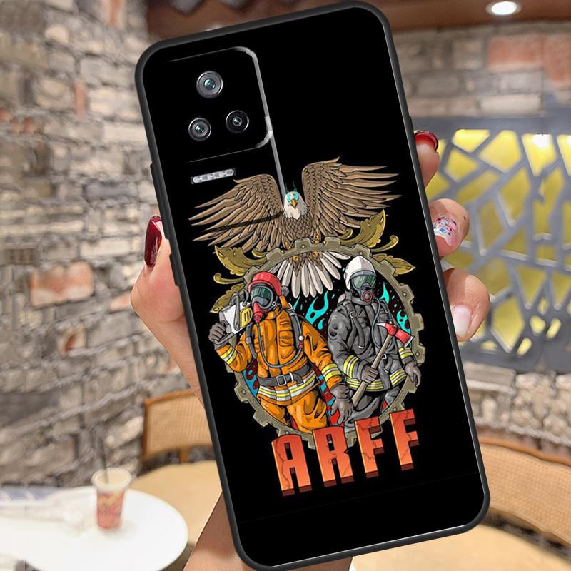 Firefighter Heroes Fireman Case For Xiaomi 13 14 15 Ultra 11T 12T 13T 14T Pro POCO X7 Pro X3 X5 X6 M6 F5 F6 Pro Cover