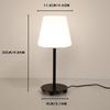 Creative cream style desk lamp, USB powered tri color ambient light suitable for bedrooms, study rooms, living rooms, etc