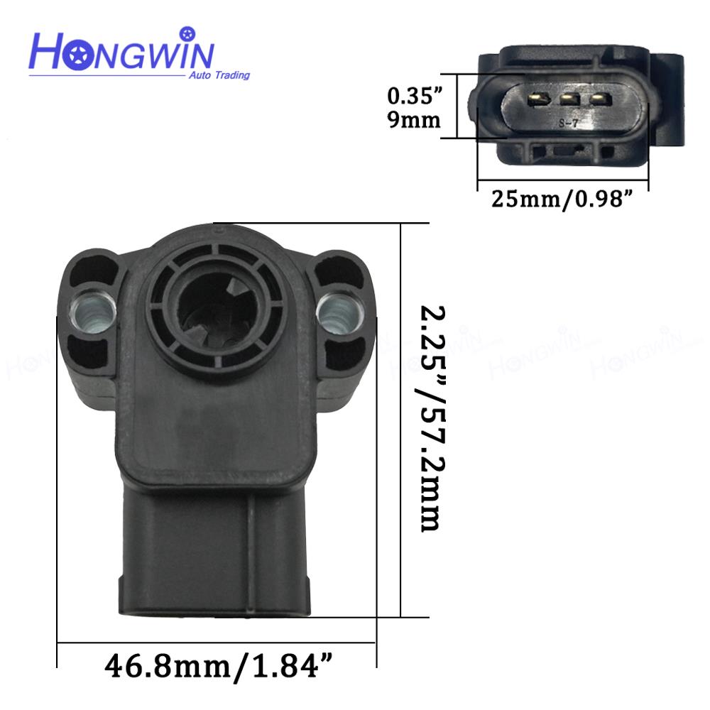 TPS245 Throttle Position Sensor Fits F150 E250 F250 Expedition 95-06 Ford Mazda Lincoln Mercury F8089B989AA F5SF9B989AA