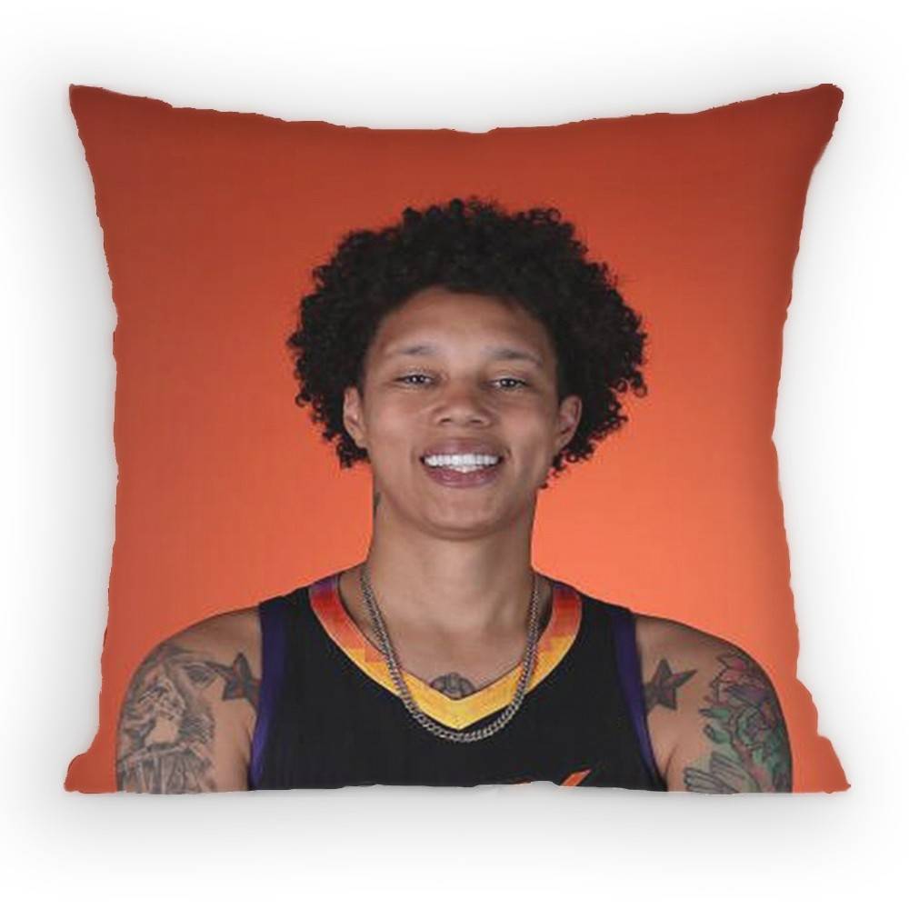 Brittney Griner Pillow Case Sofa Living Room for Bedroom car Headboard Backrest Cushion Square Cushion Nap Time