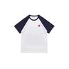 Spring and summer men's and women's same fashion trend striped Rei Kawakubo love printed crew neck T-shirt versatile