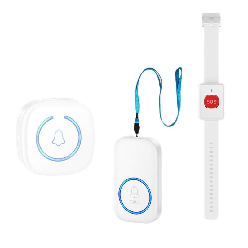 A6 Smart-Armband: SOS-Funkarmbanduhr für Senioren