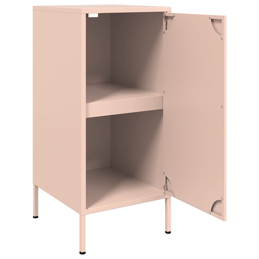 Sideboards 2 Pcs Pink 36 X 39 X 79 Cm Steel