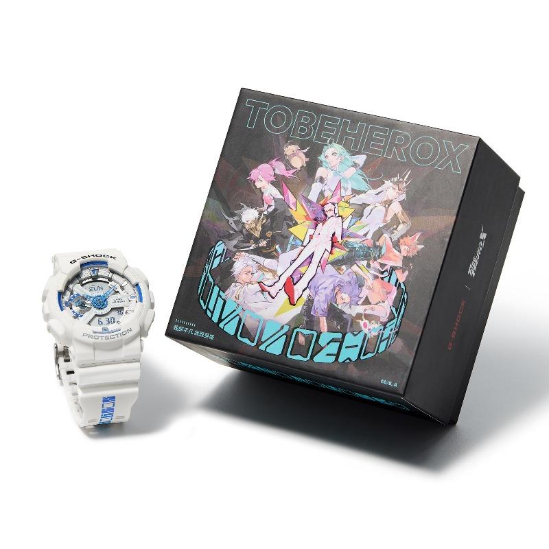 Casio G-SHOCK Men's Resin 200M Water Resistant Digital Shock Resistant Quartz Watch GA-110HDS-7APRT