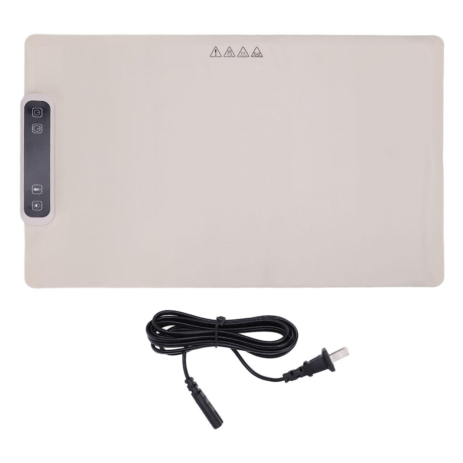 

Электрический подогреваемый поднос силиконовый коврик для подогрева еды для ежедневной вечеринки, шведского стола, 3 температуры US Plug