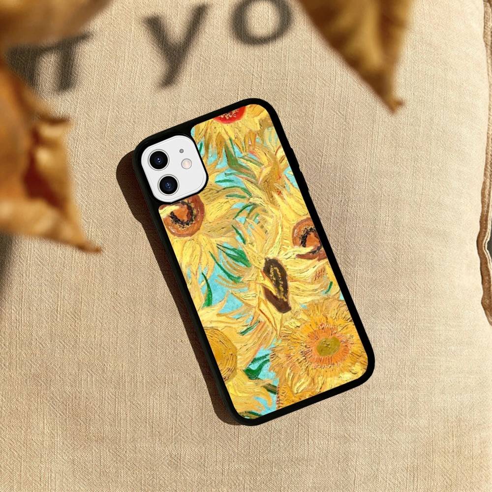 Art Vincent Van Gogh Phone Case For iPhone 17 16 15 14 13 Plus 12 11 Pro Max PC+TPU Cases Back Cover