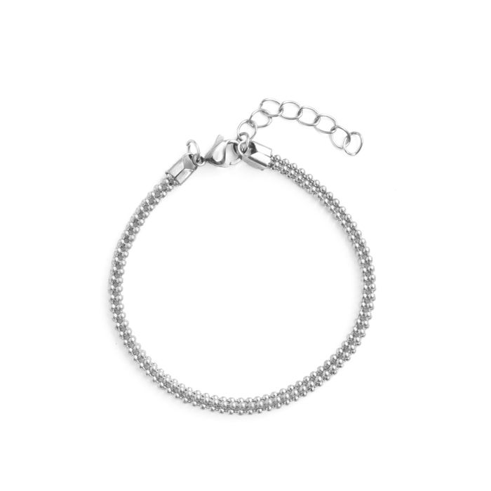 Bracelet - LUXENTER - Dahdan - Finition rhodium - Turquoise - Multicolore
