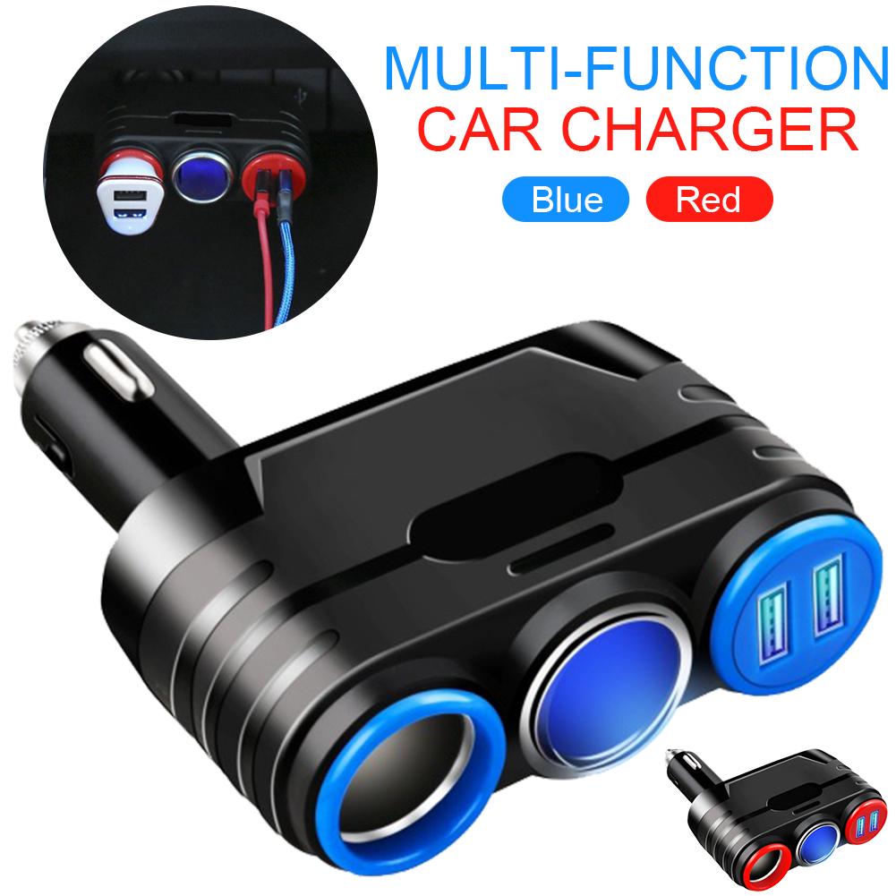 Cheap Car Cigarette Lighter Wireless Charger 1 for 3 MultiFunction