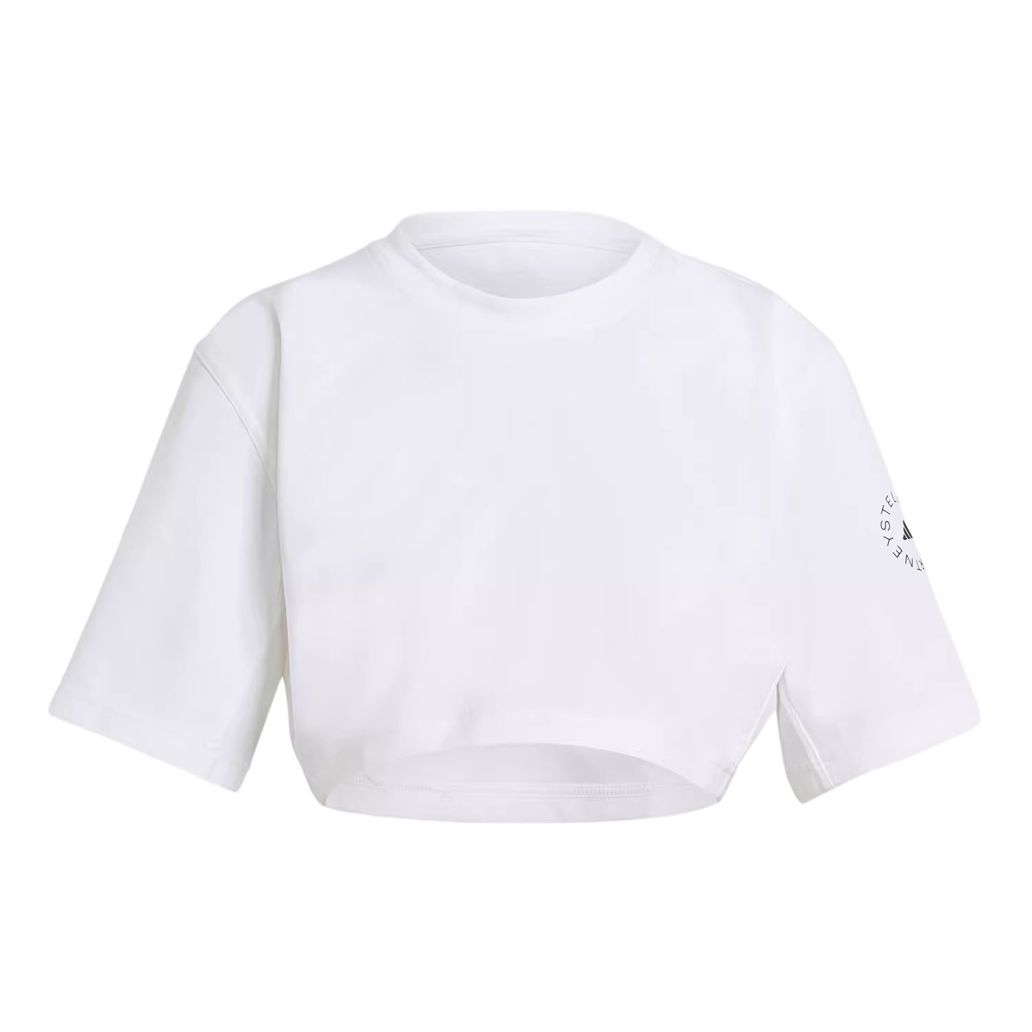 

Adidas Футболка с коротким рукавом и круглым вырезом с буквенным принтом, женская, белая GL7339 L